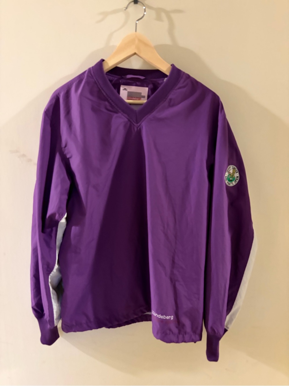 J.Lindeberg Purple Golf Windbreaker